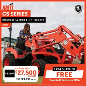 Kioti CS2610 Tractor Package